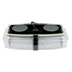 8891050 Amber LED Mini Lightbar Bottom View. Those magnets attach to your vehicle. Easy attraction.