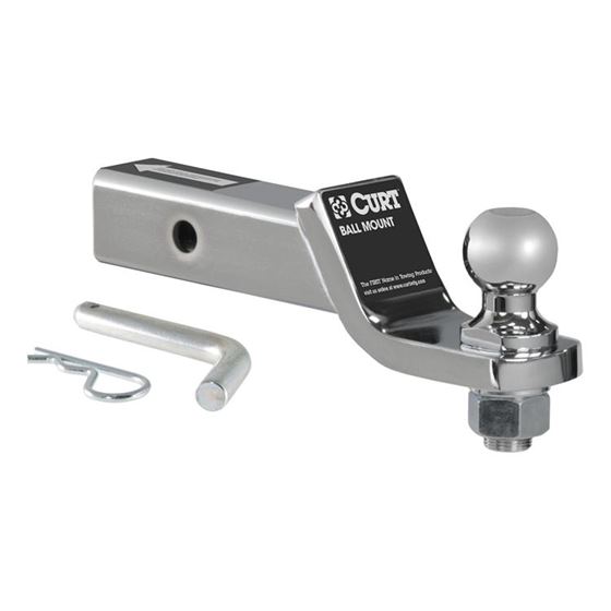 CURT Hitch 2 IN Loaded Ball Mount Kit-2