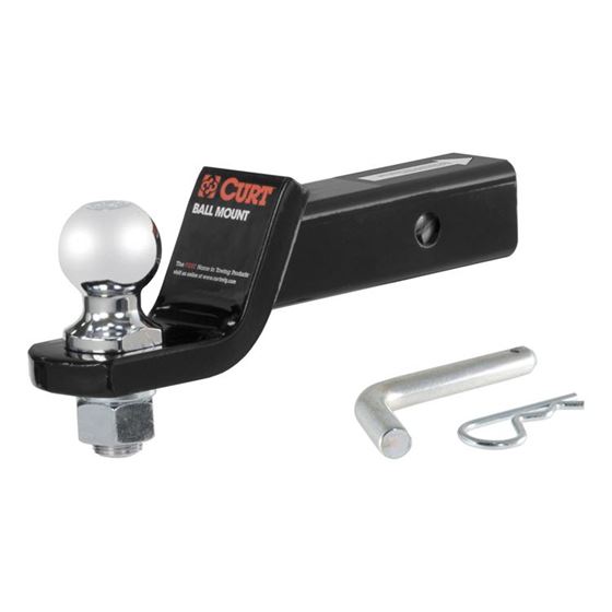 CURT Hitch 2 IN Loaded Ball Mount Kit-2