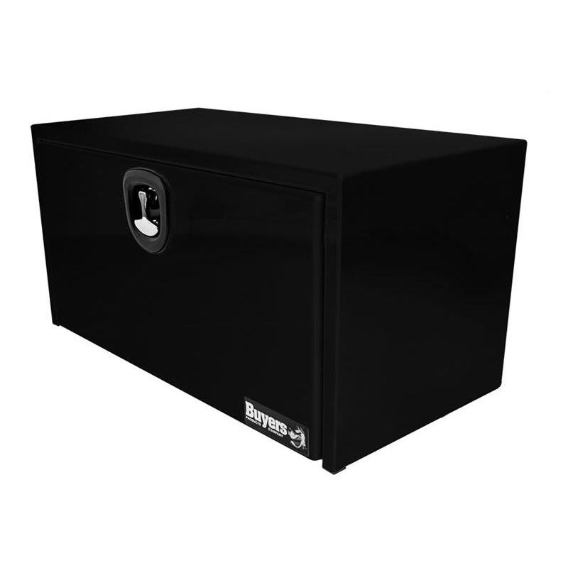 Black Steel Underbody Tool Box with 3Point Latch 2