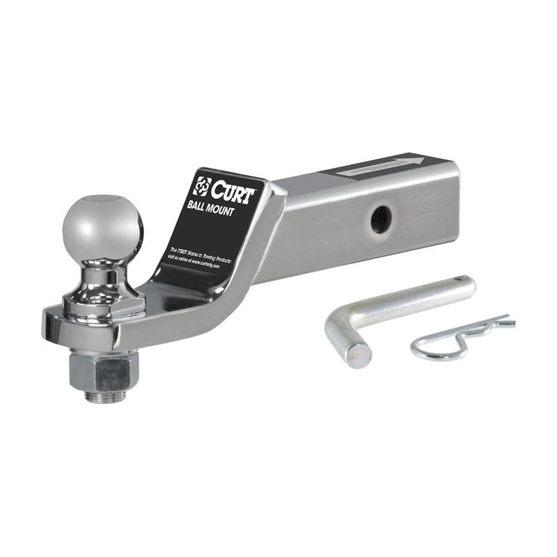 CURT Hitch 2 IN Loaded Ball Mount Kit