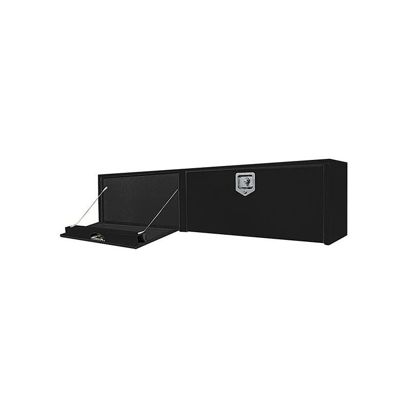 Black Steel Topside Tool Box with Double Door and